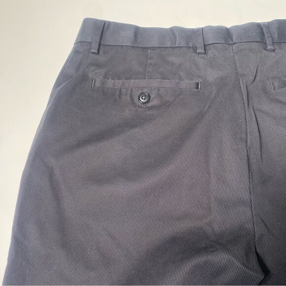 Banana Republic Non-Iron Tailored Slim Fit Charcoal Gray Pants Men's Size 31x32 - Picture 2 of 13